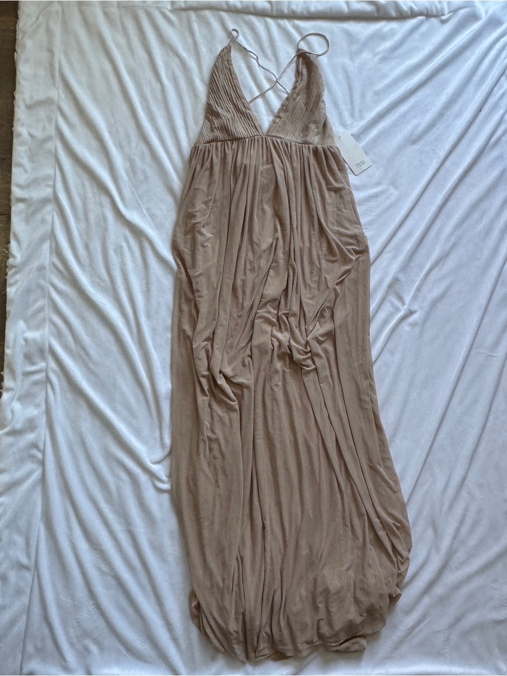 Tobi Maxi Dress in Beige Taupe